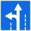 Driving directions in lanes