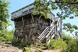 Fire tower on Rabun Bald's summit