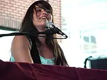 Rachael Yamagata on stage in 2008