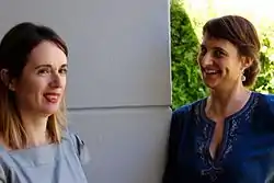 Rachel Zadok (left) with Diane Awerbuck at the launch of Water in 2016.