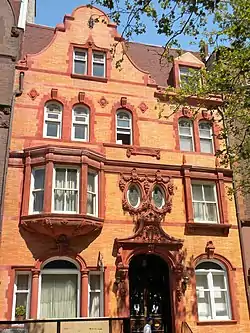 House for Frances deLancey Welsh, Philadelphia, Pennsylvania, 1893.