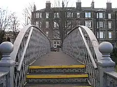 The old station footbridge