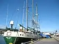 Rainbow Warrior in port at Wellington in 2008