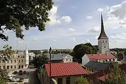 View of the town of Rakvere