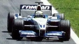 Ralf Schumacher driving for Williams at the 2001 Canadian Grand Prix