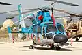 An AS565 Panther Atalef maritime helicopter of 193 Squadron "Defenders of the West"