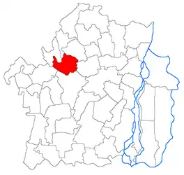 Location in Brăila County