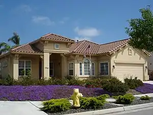 Salinas - Newer Spanish-Revival style house in Harden Ranch