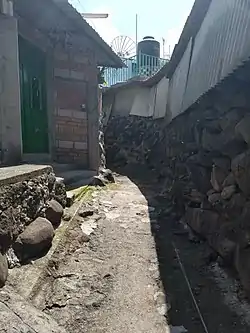 Walkway through Rancho Nuevo connecting two neighborhoods