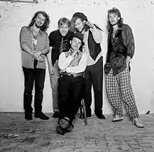 Random Gender in 1986:left to right – Richard Hughes, Simon Cousins, Pat D’Arcy, Jon Cousins, Myke Vince