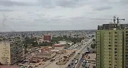 View from Cidadela Towers over Avenue Hoji ya Henda