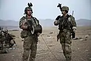 Rangers in Puli Alam District, Afghanistan, 28 August 2012