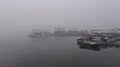 Tourist boats in a winter morning, Rankala lake