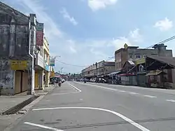 Negeri Sembilan State Route N7 passing through Rantau, bound for Linggi.