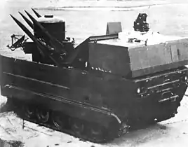 Prototype Tracked Rapier based on an M548 chassis