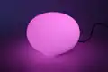 DIY magenta mood light.