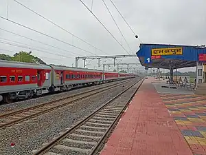 Bhramaputra mail stoppng at Ratanpur Railway Station