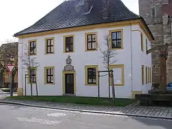 Historic town hall in Obertheres