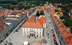 View of Old Town and marketplace