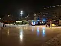 In winter time, the Rautatientori square hosts an ice skating rink.