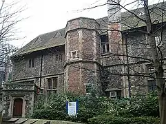 The north side of the Hospitium seen from the courtyard of the office development