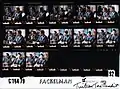 Contact sheet of Fackelman's photos from the Reagan Library