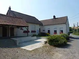 The town hall of Rebergues