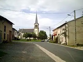 The church in Réchicourt-la-Petite