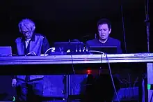 Alan Wilder (right) in 2010