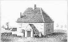 The vicarage used as an inn