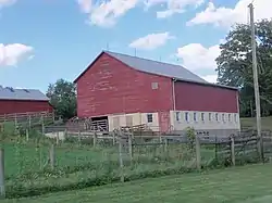 A farm building on Route 541