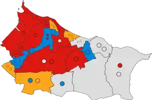 2023 results map