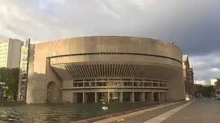 Reflection Hall (1973) of the Christian Science Center in Boston, Massachusetts.