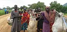 Refugees in Bambasi Refugee Camp