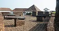 Cannon at Reis Magos Fort