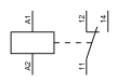 SPDT relay(IEC-style)