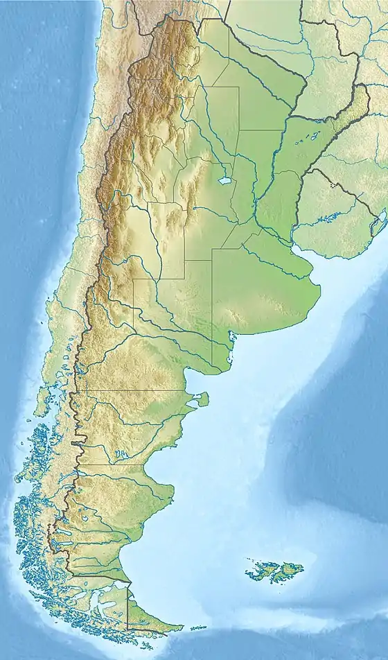 Cerro Fortaleza Formation is located in Argentina