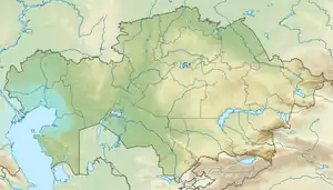 Maizharylgan is located in Kazakhstan