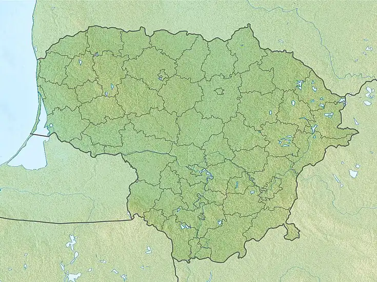 Klaipėda is located in Lithuania