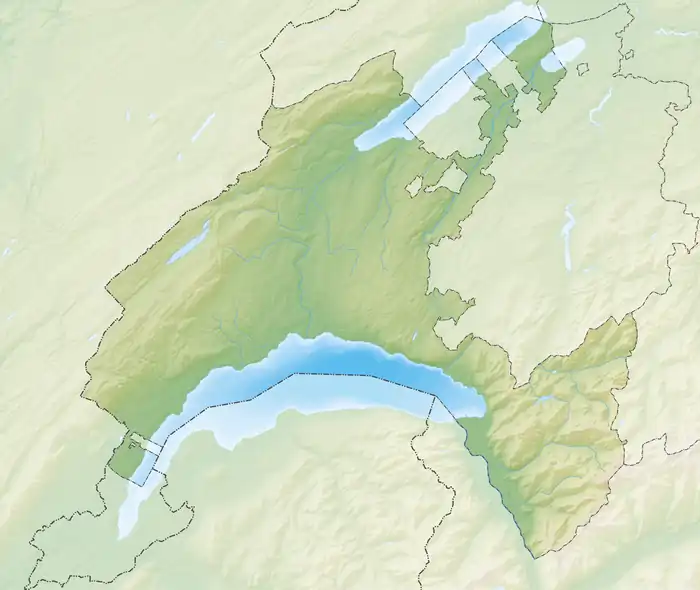 Champagne is located in Canton of Vaud