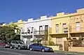 1930s remodelled Victorian terraces, Glen Eira Road (opposite Caulfield Grammar School)