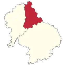 Location of Renala Khurd Tehsil