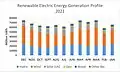 Renewable Electric Energy Generation Profile 2021