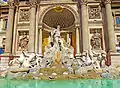 A closer look at the Trevi Fountain