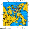 Resolute Bay, Nunavut, Canada - Lambert Projection.