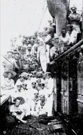 German Crew with Lieutenant Commander Titus Türk (1902)