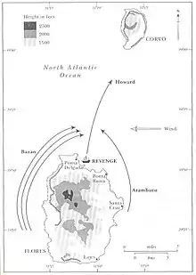 Map of the engagement