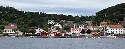 View of the village harbour