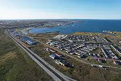 Aerial view of Innri-Njarðvík