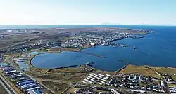 Aerial view of Reykjanesbær